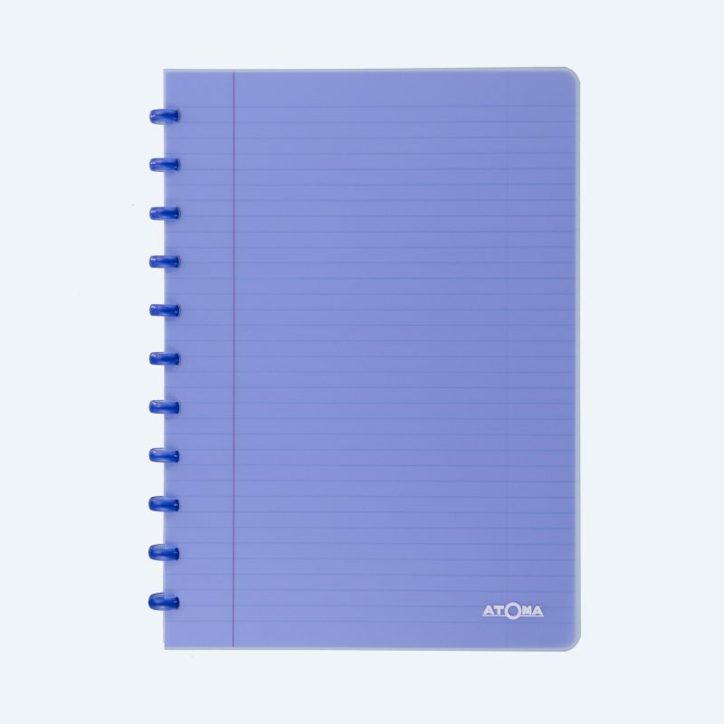 Cahier Atoma couverture plastique A4 quadrillé 5 x 5 mm 72 feuillets