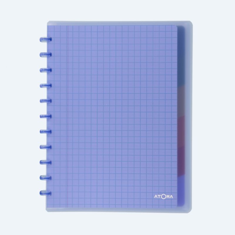 Cahier Atoma Combi couverture plastique A4 5 x 5 mm 72 feuillets