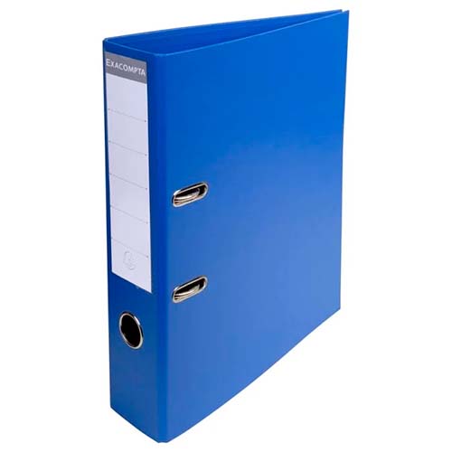 Classeur à levier PVC A4 dos de 70mm. - Bleu foncé