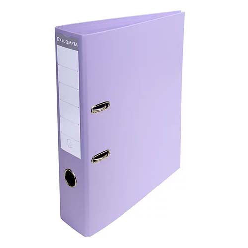 Classeur à levier PVC A4 dos de 70mm. - Lila