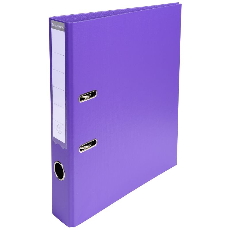 Classeur à levier PVC A4 dos de 50mm. - Violet