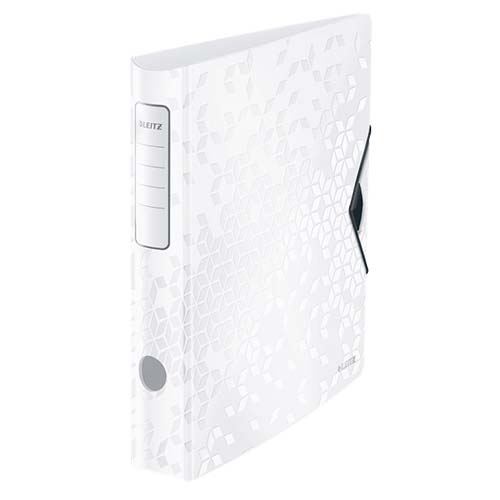 Classeur à levier Leitz WOW Active 180°, PP, 50 mm - Blanc