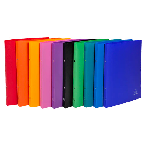 Classeur souple 2 anneaux de 1,6 cm dos 2 cm - Couleur aléatoire