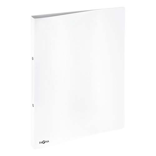 Classeur souple PVC 2 anneaux de 1,6 cm dos 2 cm - Blanc