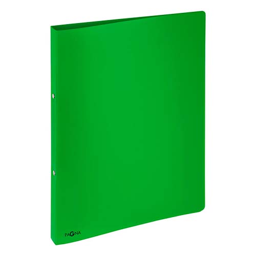 Classeur souple PVC 2 anneaux de 1,6 cm dos 2 cm - Vert