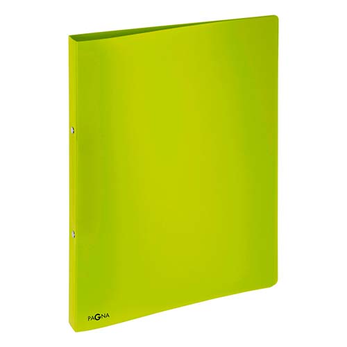 Classeur souple PVC 2 anneaux de 1,6 cm dos 2 cm - Vert clair