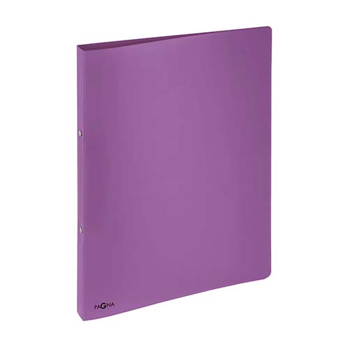 Classeur souple PVC 2 anneaux de 1,6 cm dos 2 cm - Violet