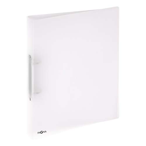 Classeur souple PVC 2 anneaux de 2,5 cm dos 3,5 cm - Transparent