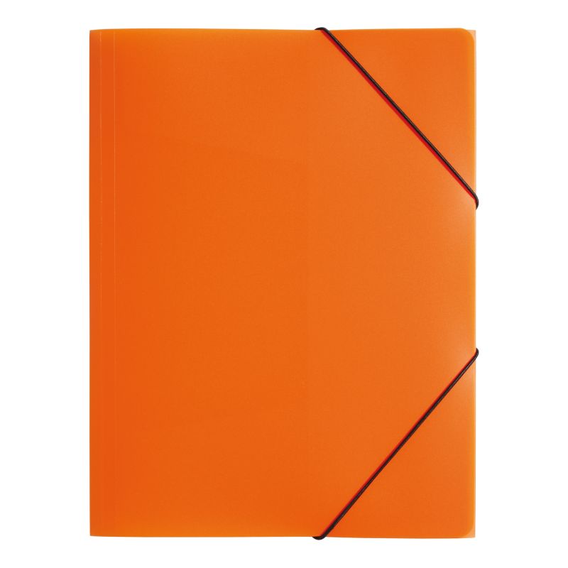 Farde polypro A4 3 rabats orange