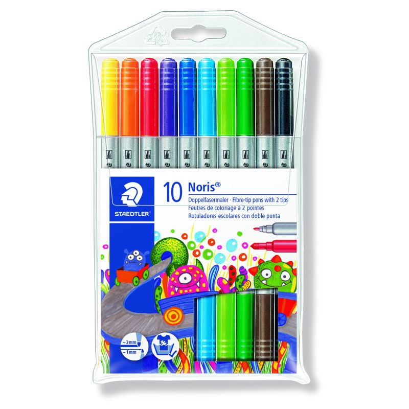 Etui de 12 feutres Kid couleurs pointe moyenne