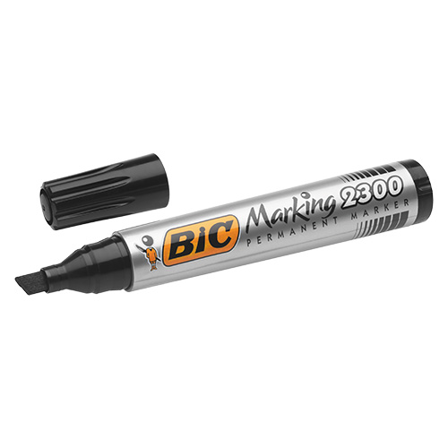 Marqueur à encre permanente à base d'alcool - Noir pointe 4 mm