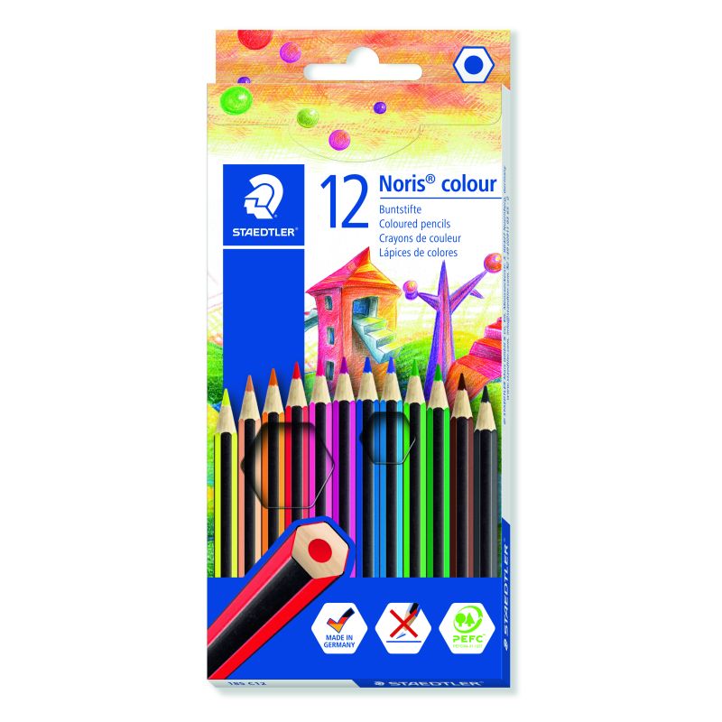 Etui de 12 crayons de couleur Staedtler mine 2mm