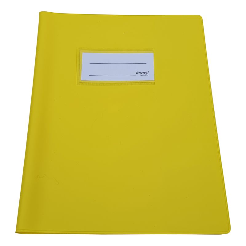 Couvre-cahier A5 de qualité supérieure - Jaune