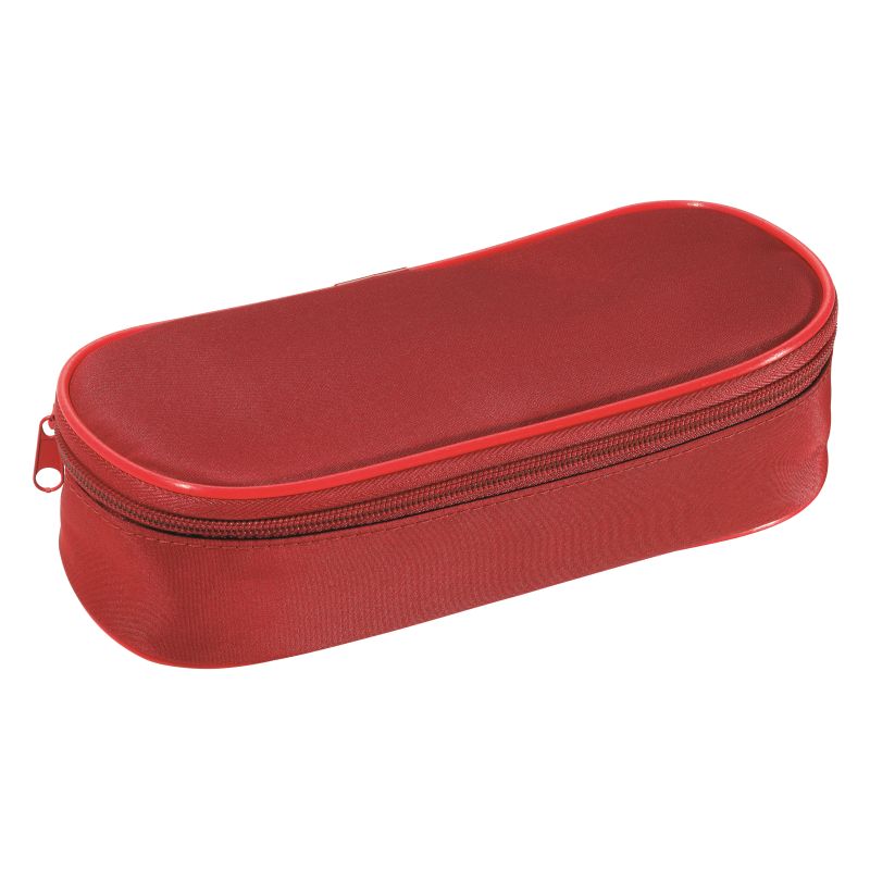 Trousse rectangulaire : 5 passants [Rouge]