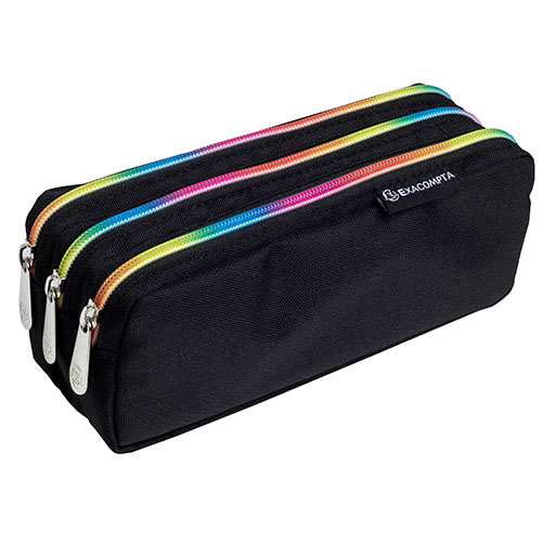 Trousse 3 Compartiments Rainbow - Exacompta