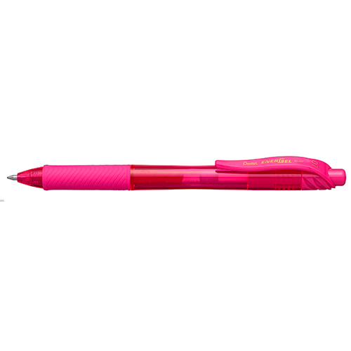 Pentel roller ENERGEL - X BL 107 rétractable 0.7mm rose