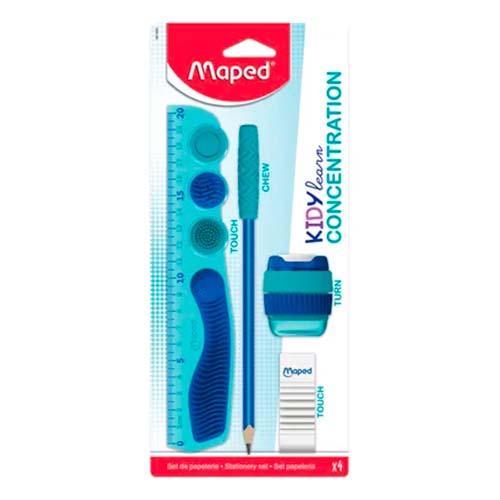 Kidy Learn Concentration Maped - Kit 4 pièces
