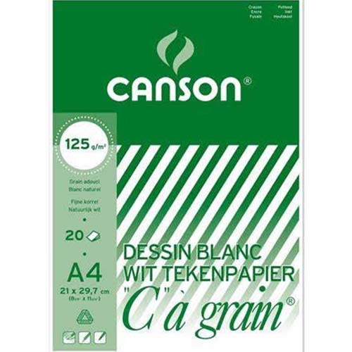 Bloc de dessin Canson 20 feuilles A4 120g