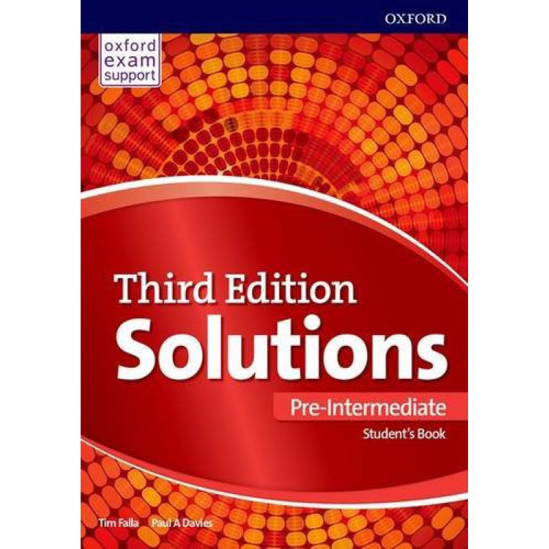 Solutions Third Pre-Intermediate Student Book