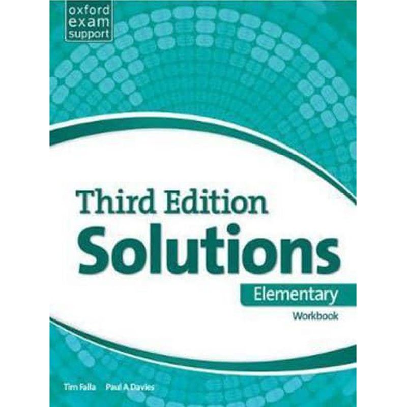 Solutions Third Elementary workbook Book