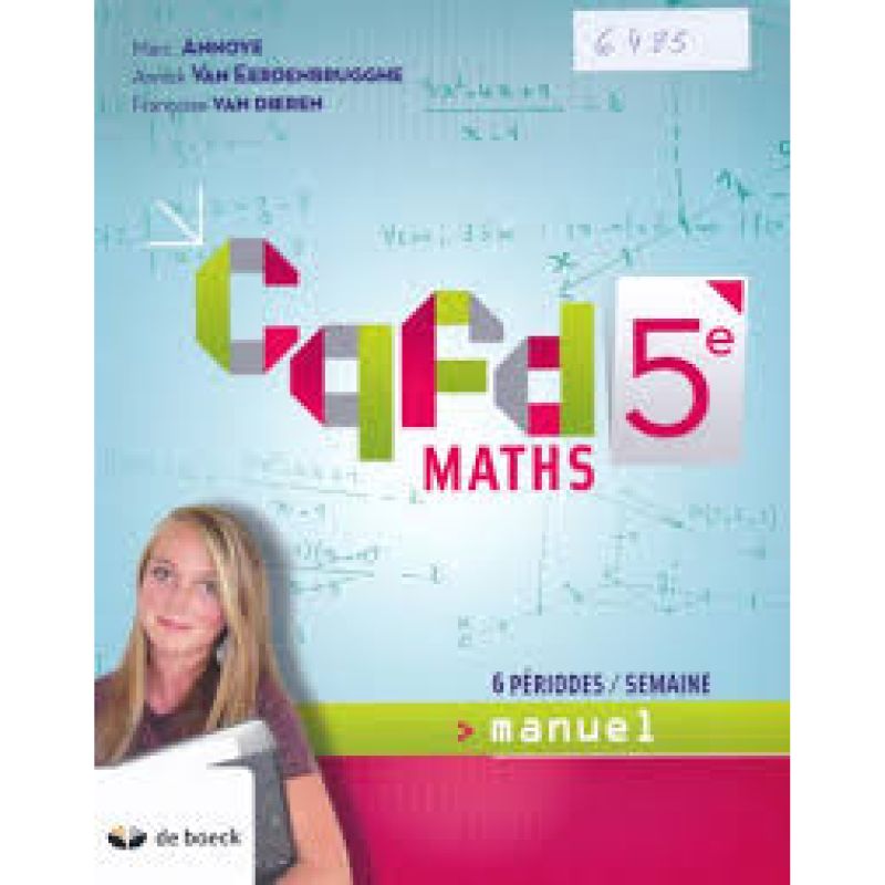 Cqfd Maths 5e (6 pér./sem.) - manuel (ed.2018)