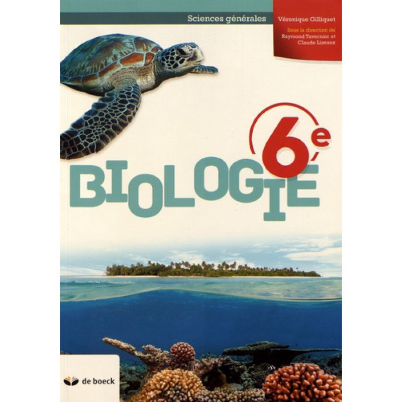 Biologie - Manuel - Sciences générales 6 (2 p./s.)