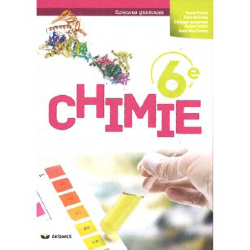 Chimie 6e (Sciences générales) - manuel (ed.2018)