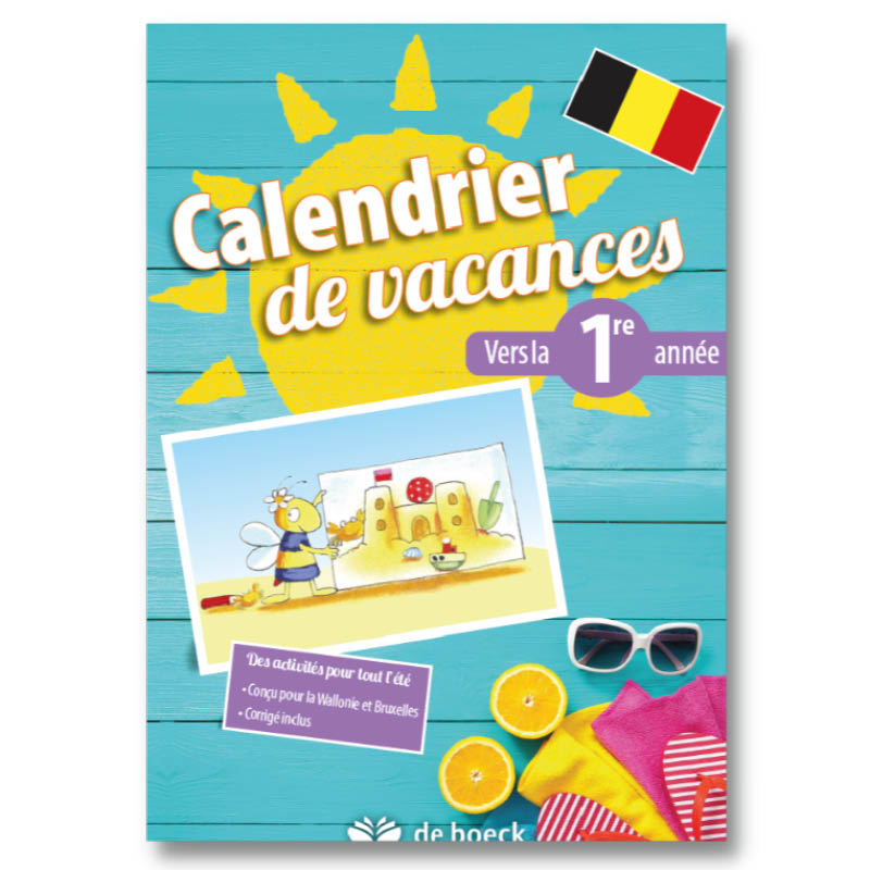 Calendrier de vacances. Vers la 1re