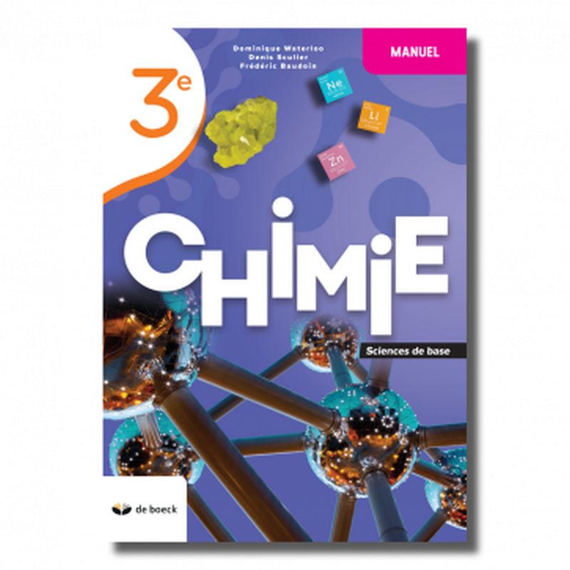 Chimie (édition 2021) - Manuel - Sciences de base 3