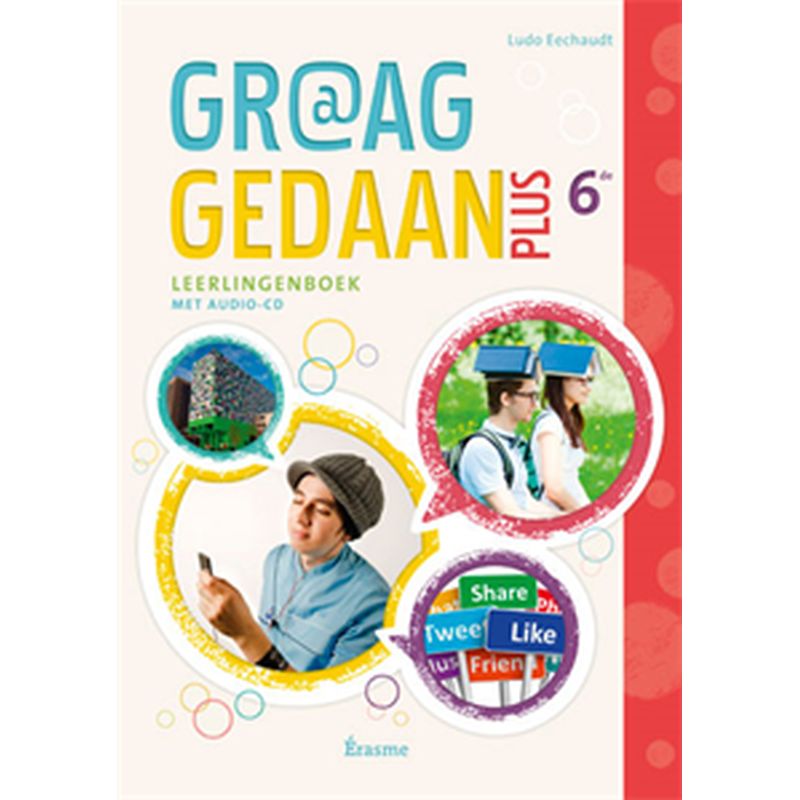 GRAAG GEDAAN 6E PLUS LIVRE DE L'ELEVE + CD