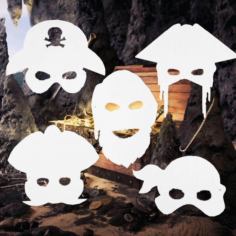 Masques à décorer [Pirates]