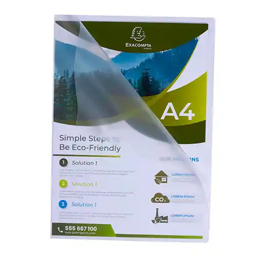 100 pochettes coin PP recyclé Forever 12/100e cristal 100 pochettes coin PP recyclé Forever 12/100e cristal