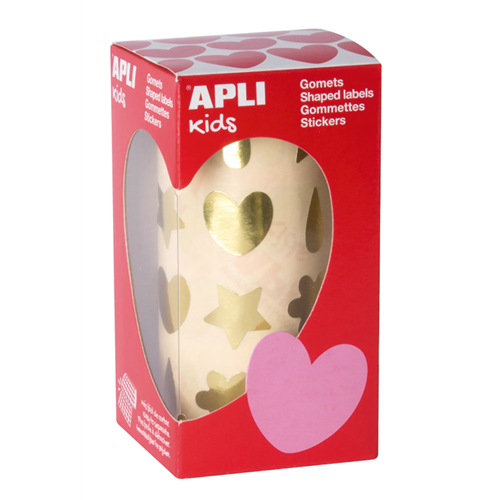 900 stickers met hartjes, klokjes en bloemen - Goud 900 stickers met hartjes, klokjes en bloemen - Goud
