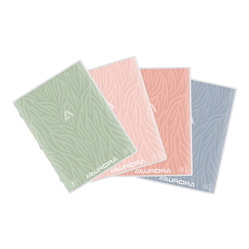 Cahier Aurora quadrillé 10x10 – 36 feuilles A4 29.7 x 21 cm – 20 pièces Cahier Aurora quadrillé 10x10 – 36 feuilles A4 29.7 x 21 cm – 20 pièces