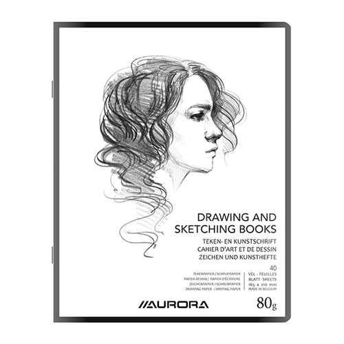 Cahier d'Art Aurora A5 210 x 165 cm – 20 feuillets 3 lignes Cahier d'Art Aurora A5 210 x 165 cm – 20 feuillets 3 lignes