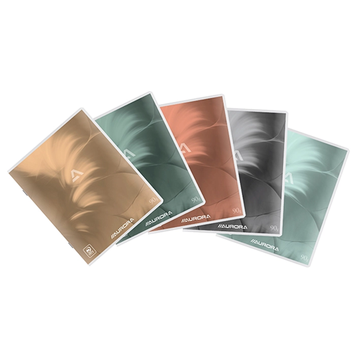 Cahier Mano Aurora quadrillé 10x10 – 36 feuilles A5 21x16.5 cm – 20 pièces Cahier Mano Aurora quadrillé 10x10 – 36 feuilles A5 21x16.5 cm – 20 pièces