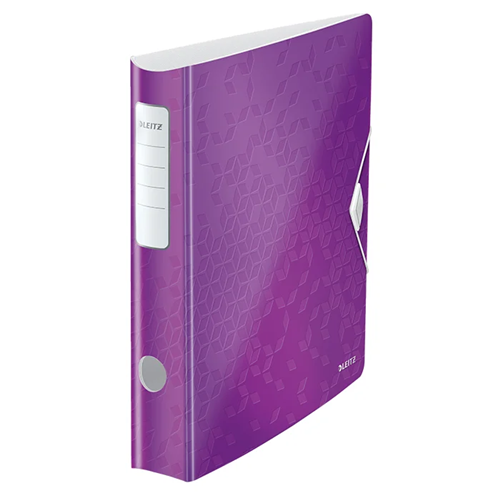 Classeur à levier Leitz WOW Active dos 65 mm - Violet Classeur à levier Leitz WOW Active dos 65 mm - Violet