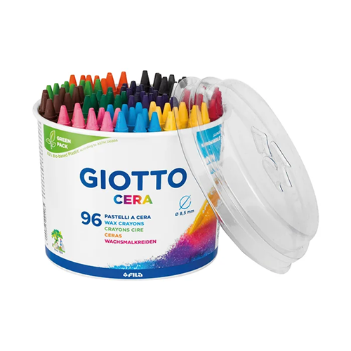 Crayon à la cire Giotto Cera - Pot de 96 pièces Crayon à la cire Giotto Cera - Pot de 96 pièces