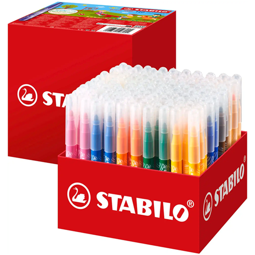 Marqueurs pointe extra large Stabilo Power Max - Classpack de 140 feutres Marqueurs pointe extra large Stabilo Power Max - Classpack de 140 feutres