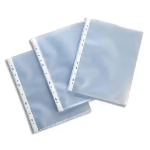 Opbergmap doorschijnend A4 1 zijde open kristal per 100 Opbergmap doorschijnend A4 1 zijde open kristal per 100