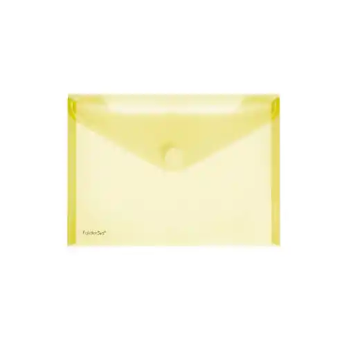 Pochette-enveloppe velcro A5 Foldersys 10 pièces - Jaune Pochette-enveloppe velcro A5 Foldersys 10 pièces - Jaune
