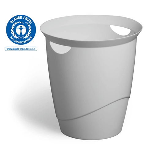 Ronde ECO-prullenbak 16 l - Grijs Ronde ECO-prullenbak 16 l - Grijs