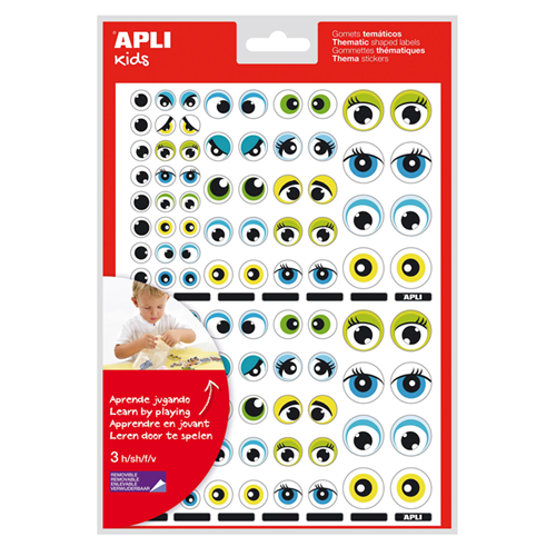 Yeux autocollants 312 pièces bleu-vert Yeux autocollants 312 pièces bleu-vert
